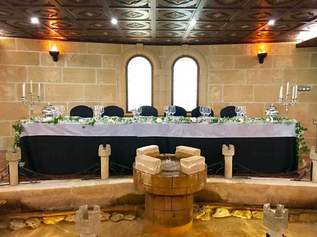 Salón de bodas los Arcos-Presidencia-Castillo Bonavia