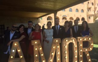 letras luminosas para bodas