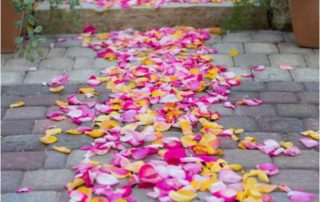 caminos de petalos de rosa-ideas de boda-4