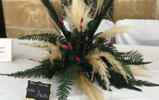 centros de mesa y jarrones-decoración de boda