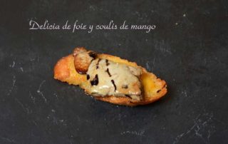 Aperitivos de boda. Delicia de foie