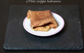 Aperitivos de boda. Mini creppe habanero