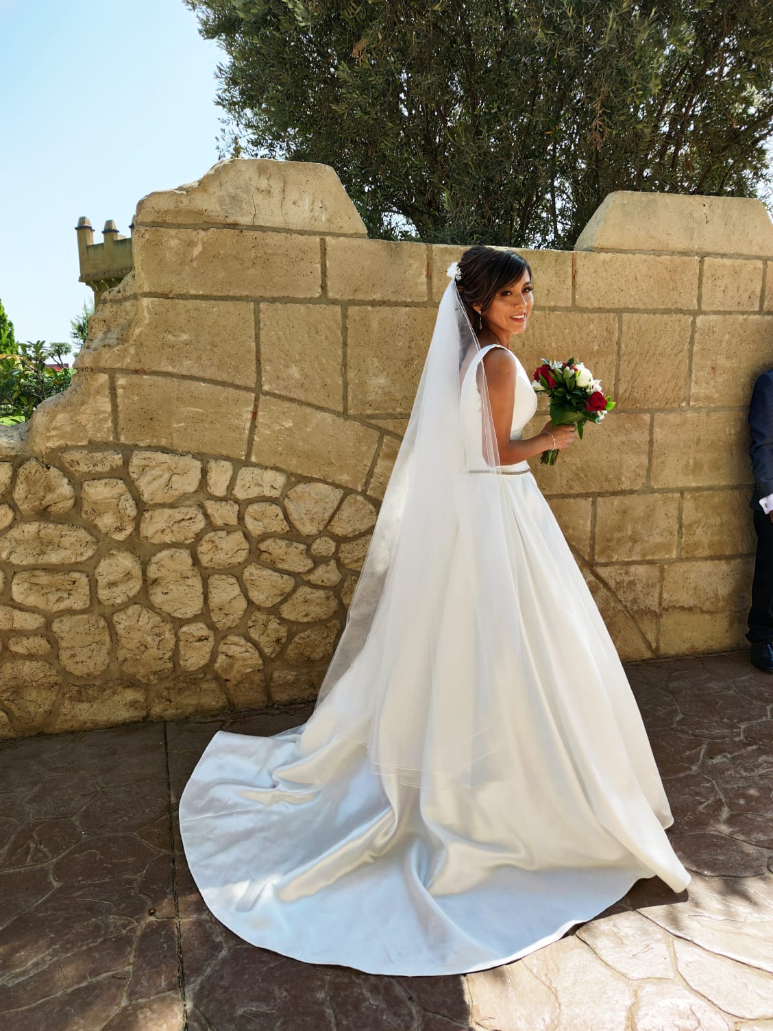 bodas en el castillo-parejas de novios -Boda Eda y Santiago