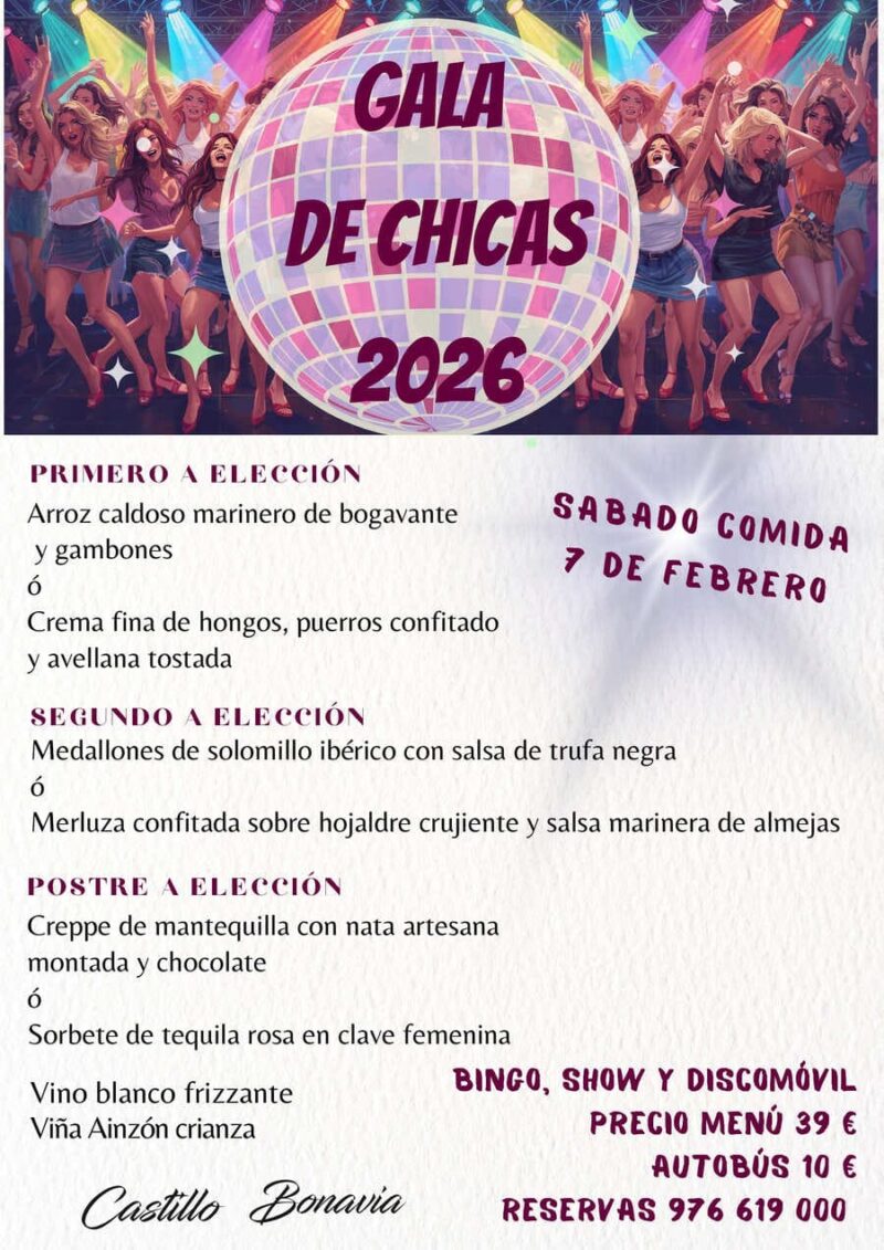 Gala de Chicas- Santa Águeda 2026- Castillo Bonavía_Pedrola-Zaragoza