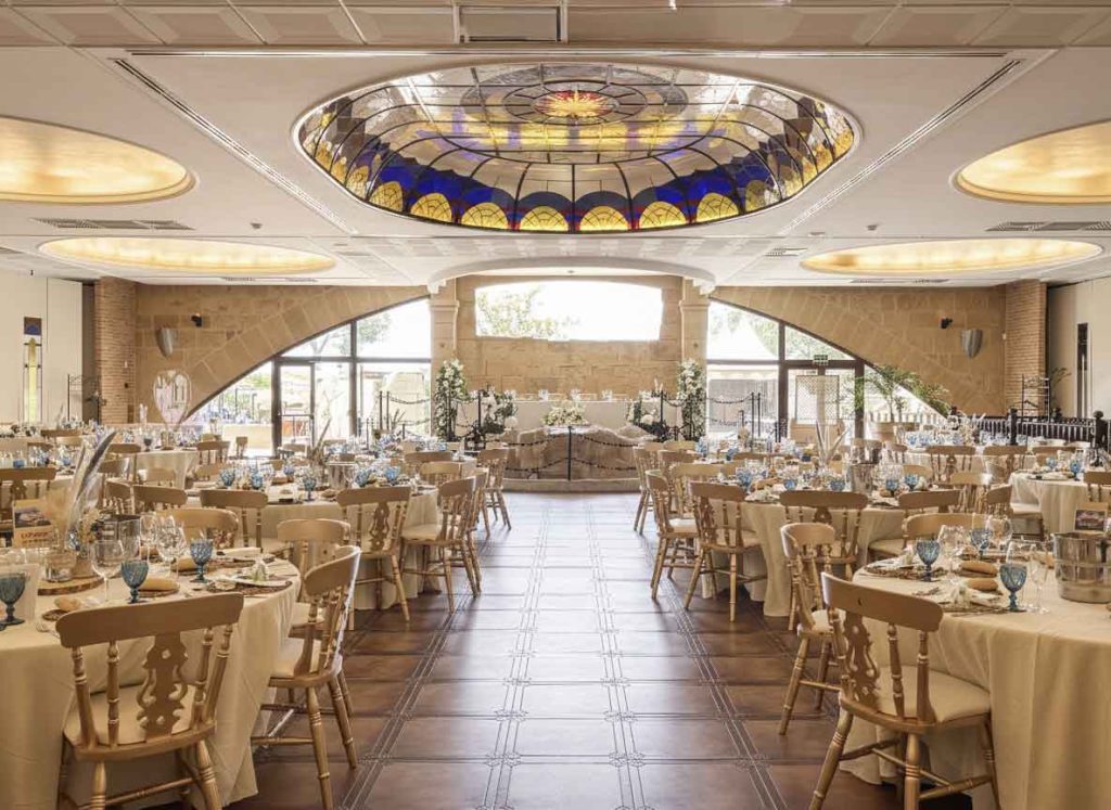 Salón de bodas de la Finca de La Reina